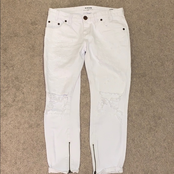 White denim